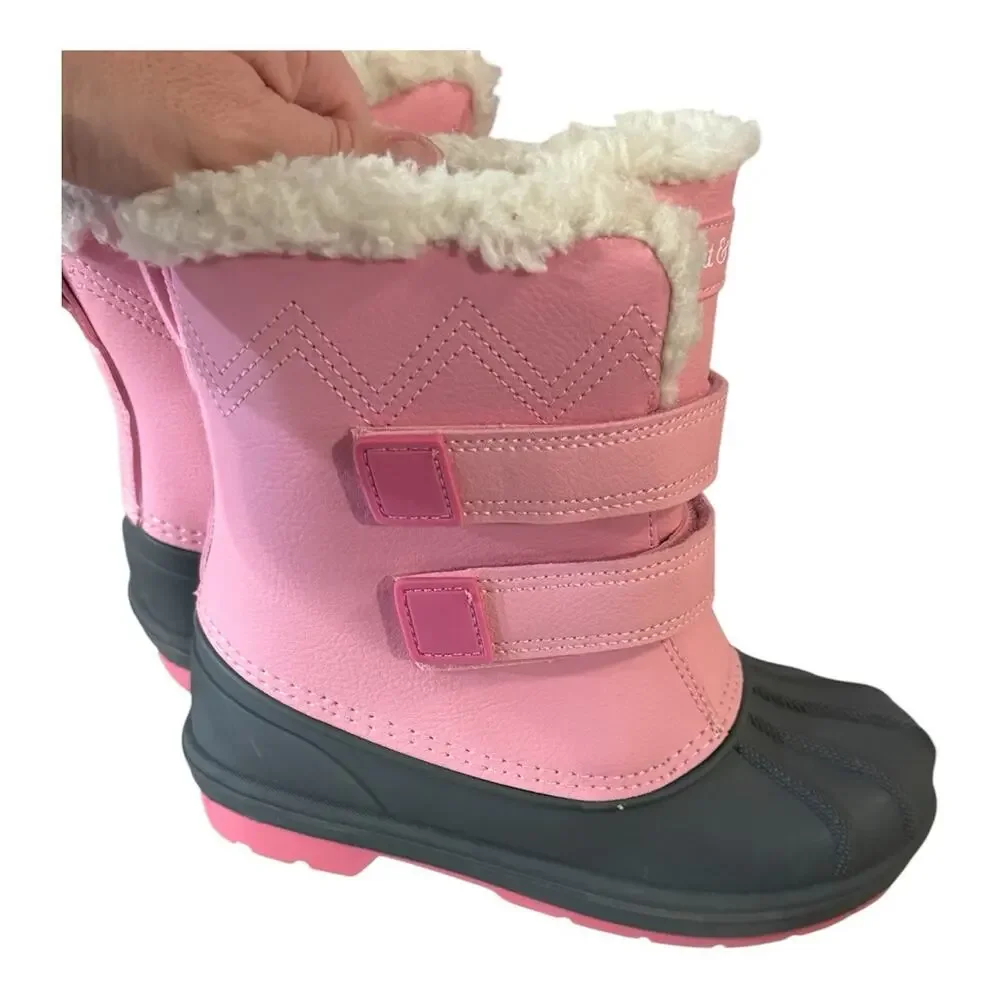 Cat & Jack Adorable Toddler Denver Waterproof Winter Snow Boots in Pink Size 12